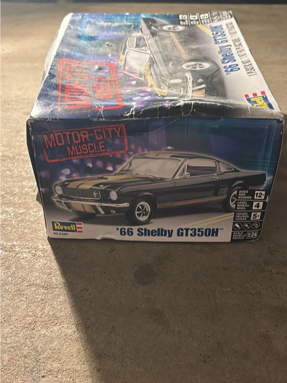 Revell '66 Shelby GT350H Model Kit - Black with Gold Stripes